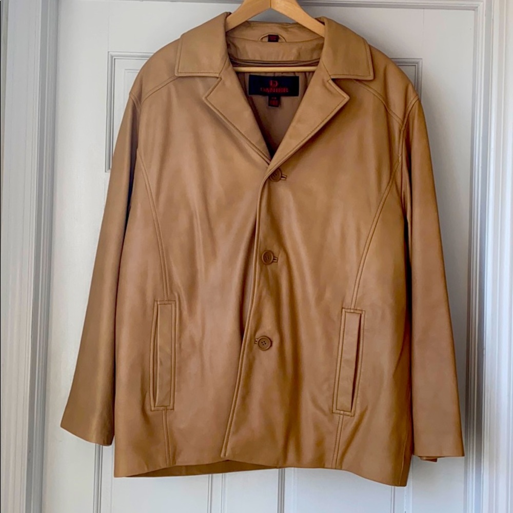 100% Genuine Leather Men’s Jacket / Overcoat